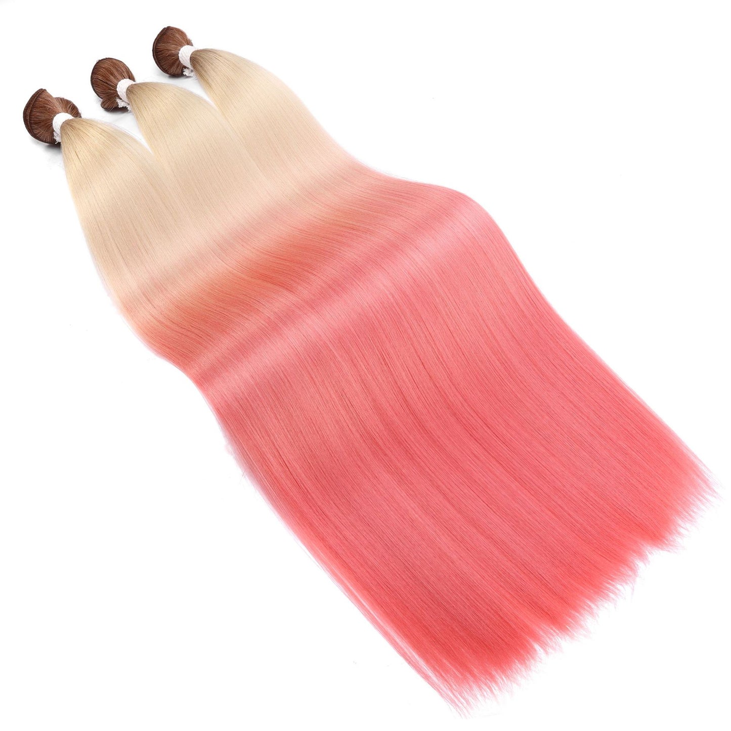 Women's Chemical Fiber African Hair Band Weft Long Straight Wig