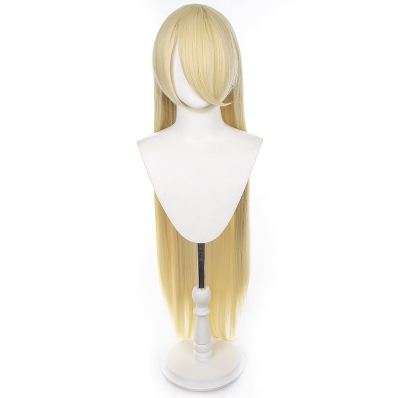 Universal Anime Long Straight Hair Mao Style Fiber Cos Wig