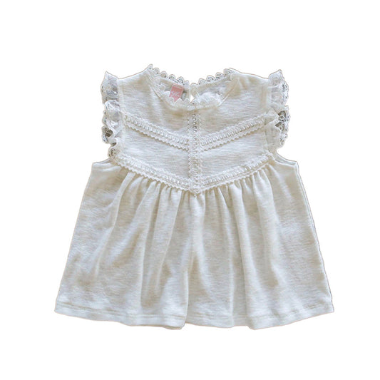 Children's Strawberry Shan Clothing Western Style Lace Edge Children's T-shirt