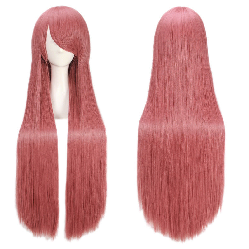 Classic Universal Color Hair Anime Fiber Long Straight Wig