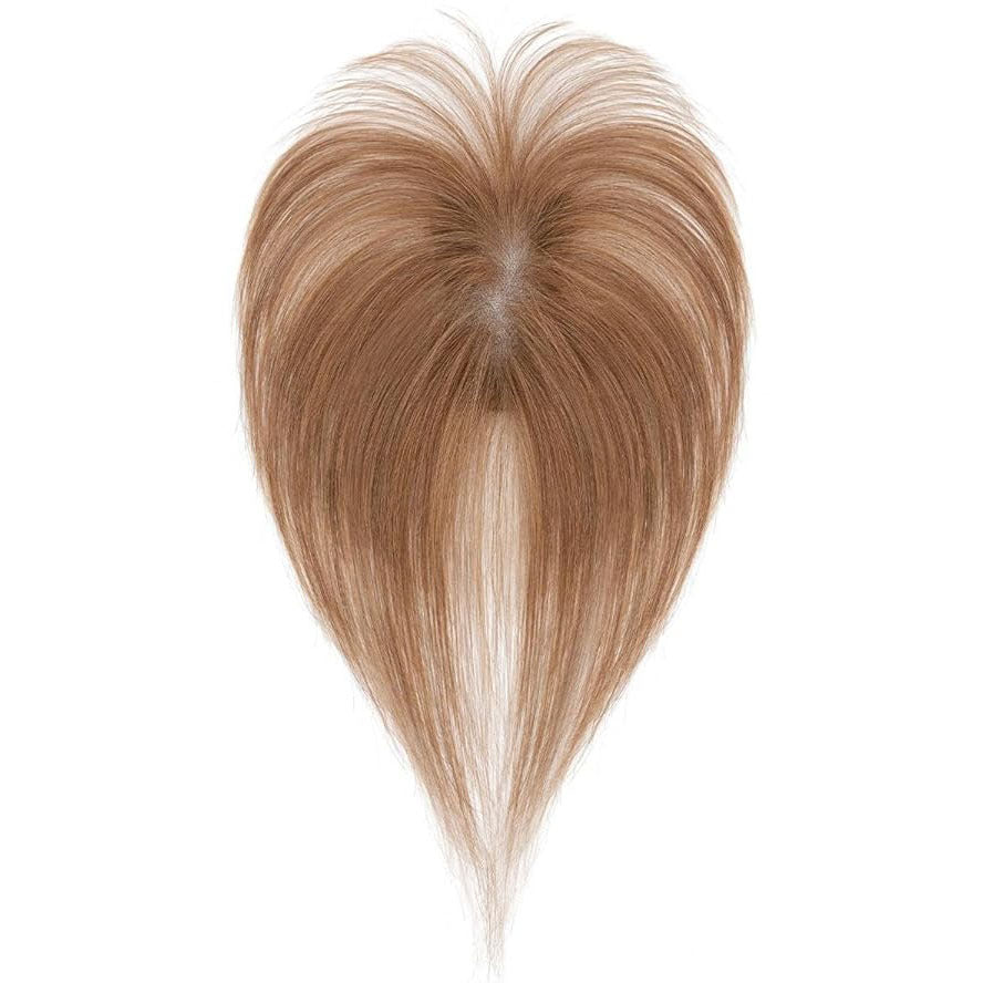Top Hair Increase Volume Fluffy Real High Skull Cover Gray Wig