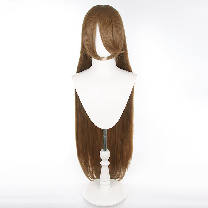 Universal Anime Long Straight Hair Mao Style Fiber Cos Wig