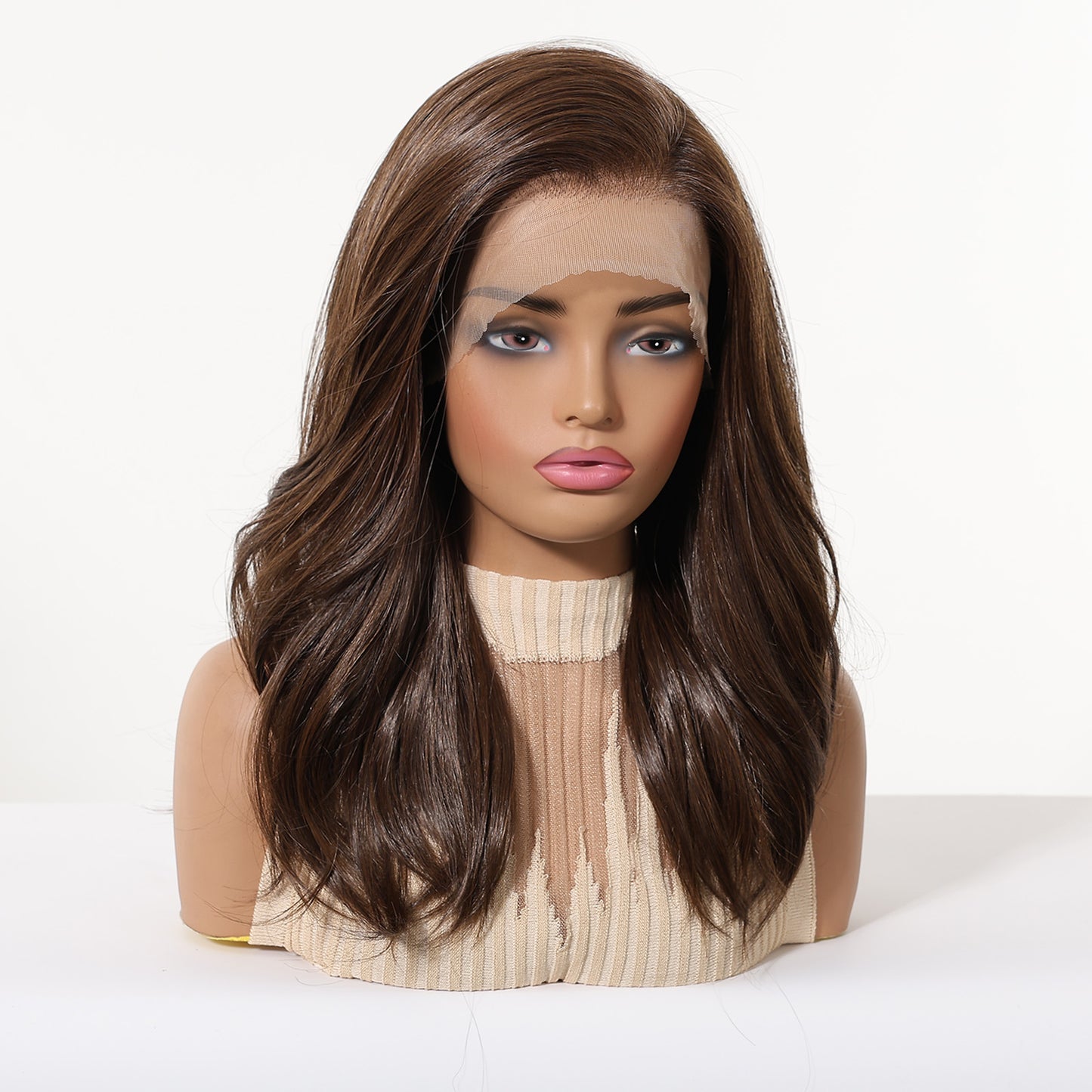 Women's Lace Curly Free To Natural Fashionable Wig Long Curls