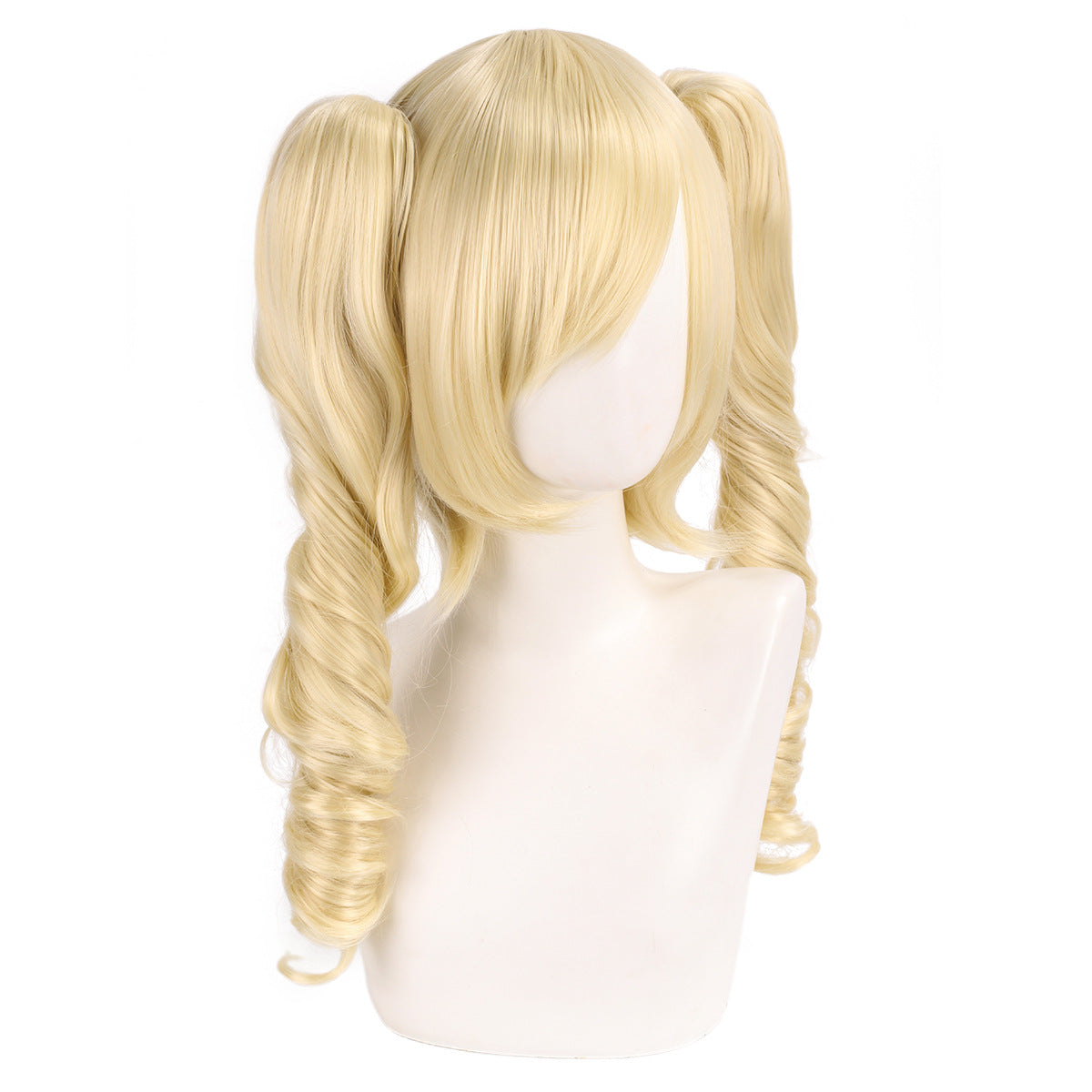 Dumb Female Stella Egg Puff Party Linkage Split Double Cos Wig