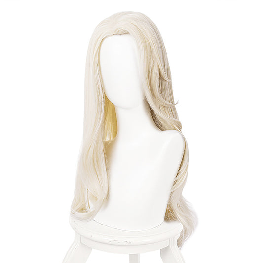 Beautiful Wide Silk Frozen Elsa Anime Cos Wig