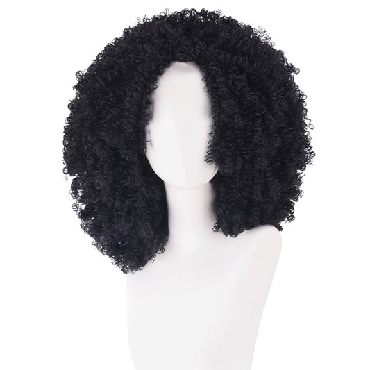 Lord One Piece Nose Song Brook Black Afro Fluffy Cos Wig