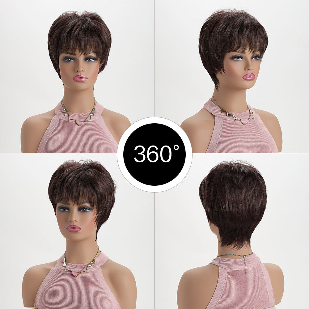 Classic Popular Women's Fashion Synthetic Wigs Wig Short Curly Hair