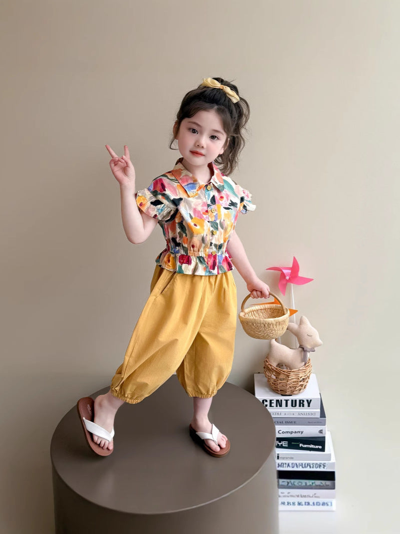 Children's Summer Suits Super Beautiful Clothes Thin Fashionable Children's Suit