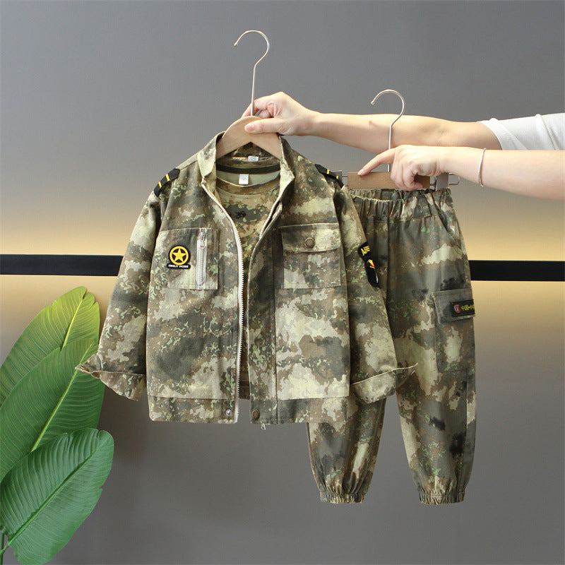 Children's Military Training Summer Camp Camouflage Battle Primary Children's Suit