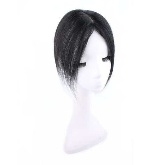 Women's Natural Fluffy High Skull Top Supplementing Wig