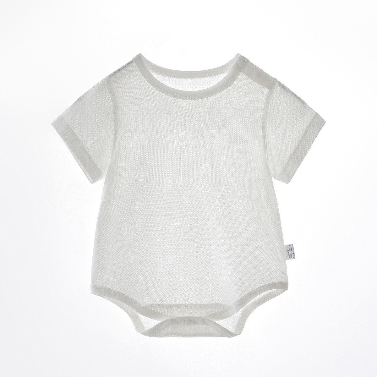Children's Rompers Modal Summer Thin Unisex Short Sleeve Breathable Clothes Jumpsuit, Climbing Suit