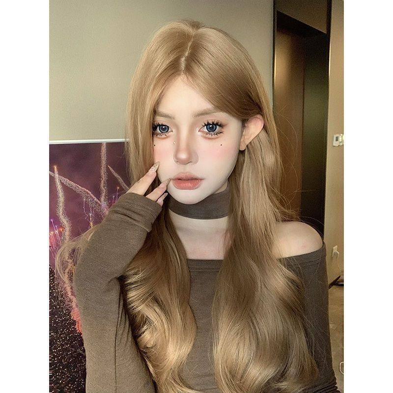 Female Curly Hair Big Wave Simulation Wig Long Curls