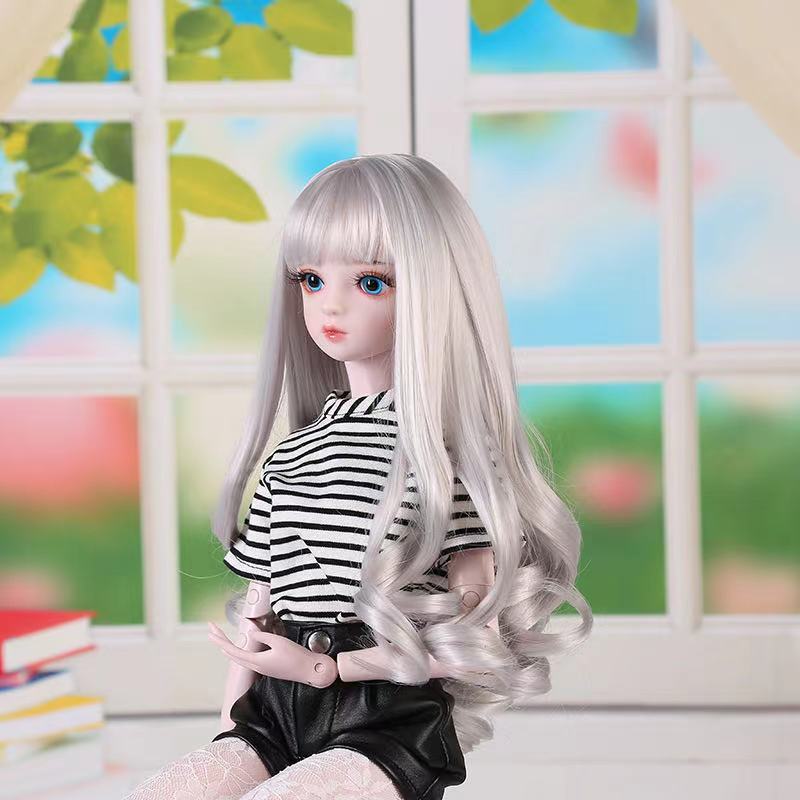 Silk Straight Bangs Medium Long Hair Other Wig