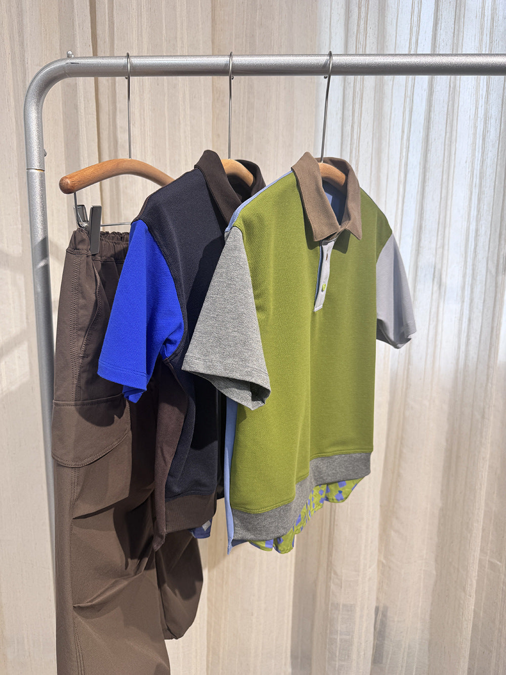 Boys Color Matching Trendy Shirt Fake Two-piece Children's T-shirt