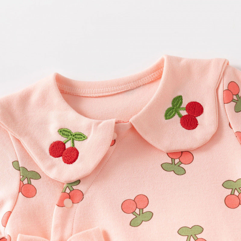 Yo-yo Jumpsuit Romper Cotton Long Sleeve Toddler Jumpsuit, Climbing Suit