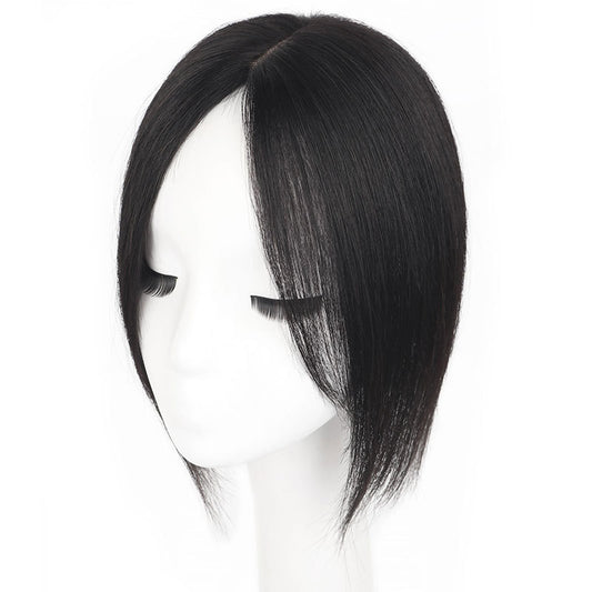 Bangs Set Real Hair Top Replacement Fluffy Increase Volume Wig