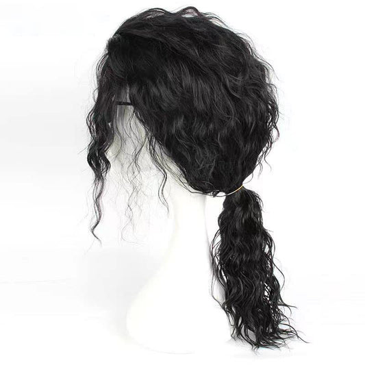 Play Imitation Show Sketch Performance Black Cos Wig
