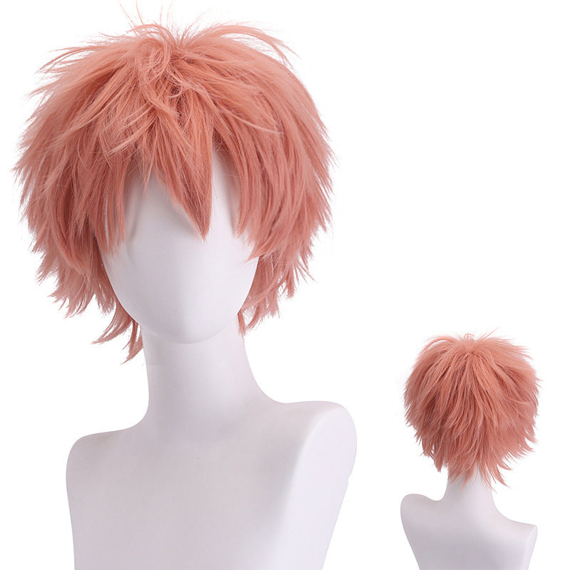 Men's Main Less Short Hair Color Universal Cos Wig
