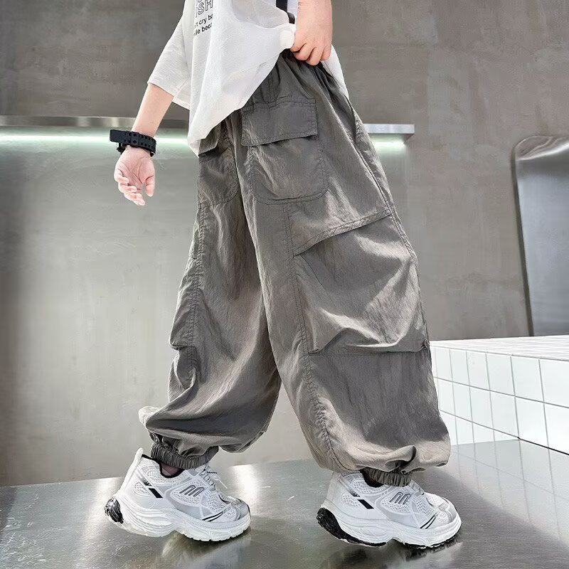 Boys Summer Clothes Ice Silk Anti Children's Pants