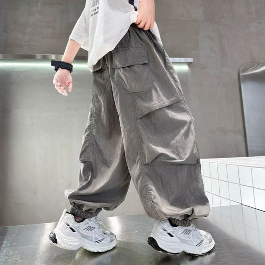 Boys Summer Clothes Ice Silk Anti Children's Pants