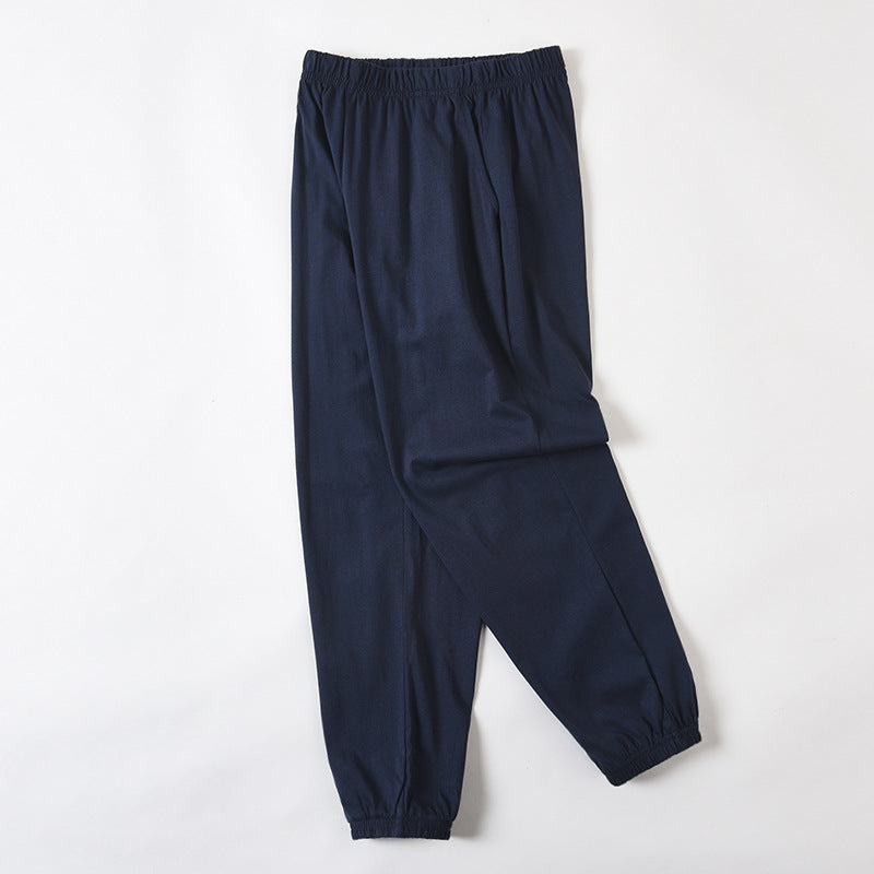 Children's Ice Silk School Uniform Navy Blue Primary Boys Dark Summer Children's Pants