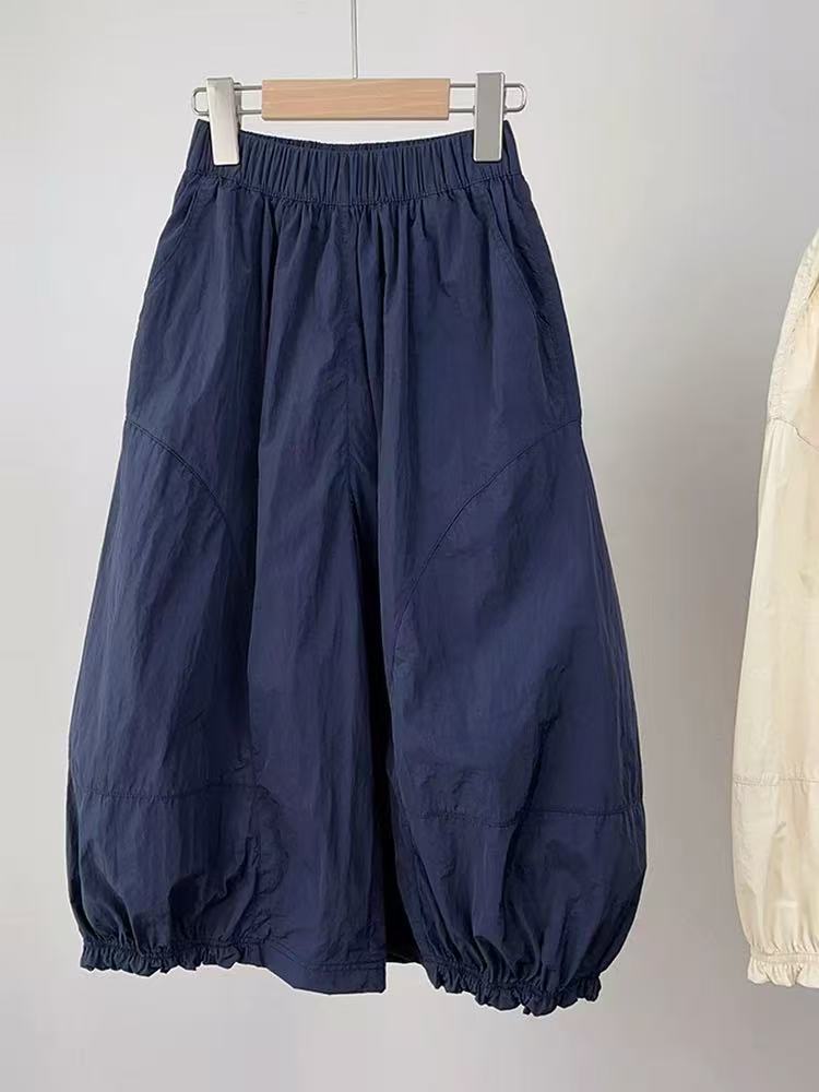 Children's Summer Design Wide Leg Bud Casual Children's Pants