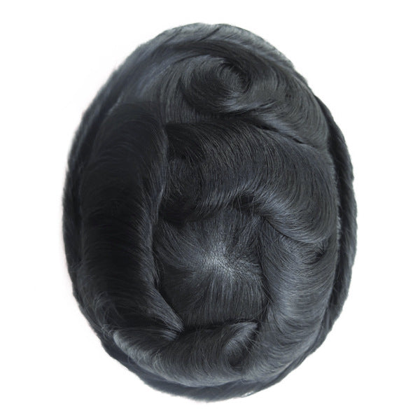 Comfortable Men's Human Wigs Hair Piece Men's Wig