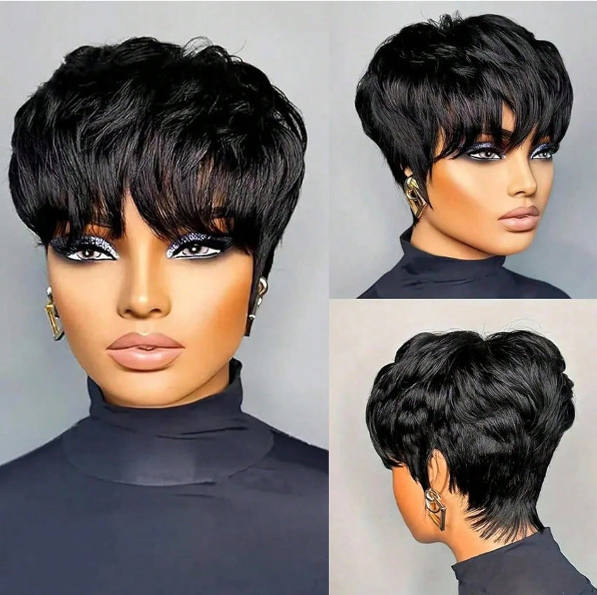 Creative Trendy Women's Fashion Synthetic Wigs Wig Short Straight Hair