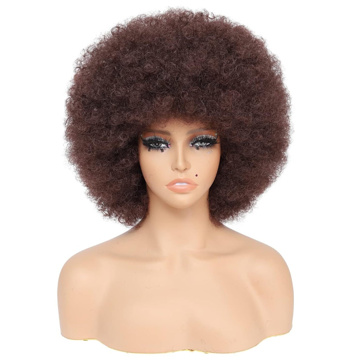 Women's African Head Cover Fluffy Small Volume Other Wig
