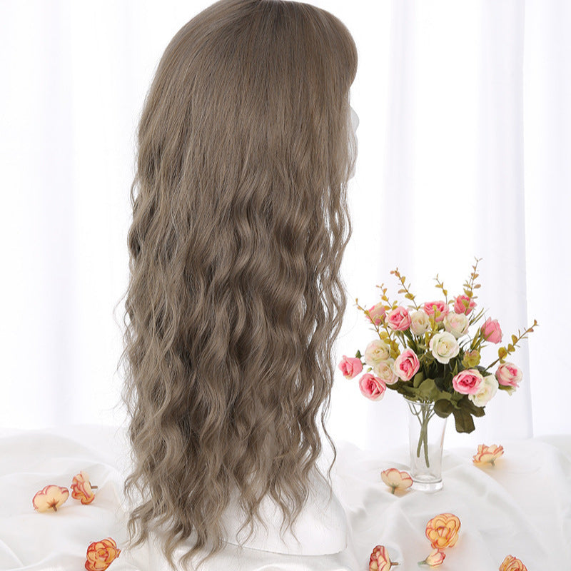 Corn Curler Cover Instant Noodles Curl See-through Bang Simulation Big Wig Long Curls