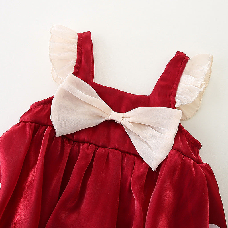 Korean Style Princess Sling Skirt One Year Old Children's Dress