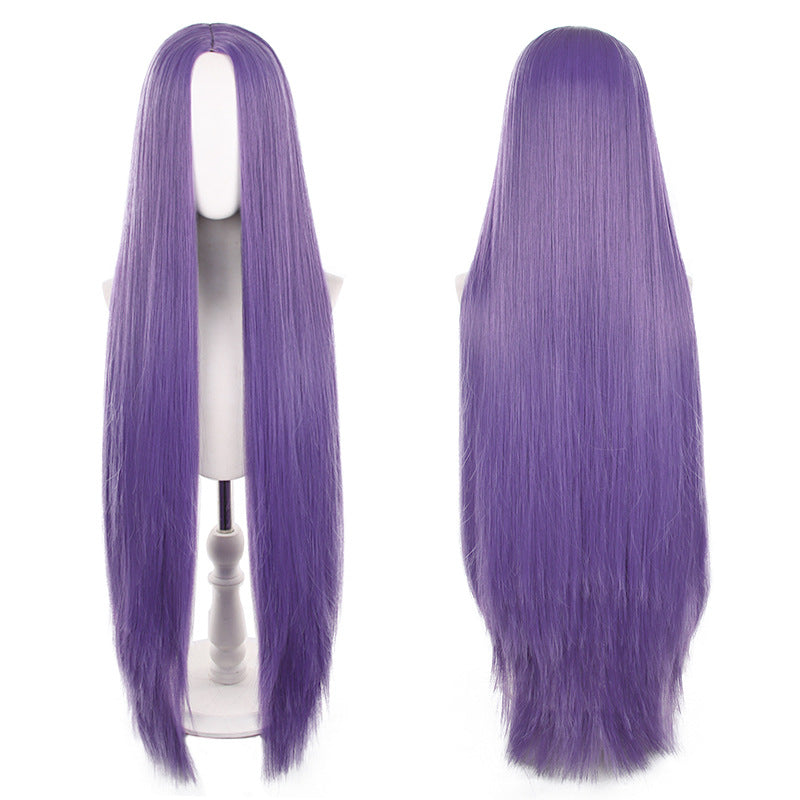 Mid-length Universal Long Straight Scalp Style Cos Wig