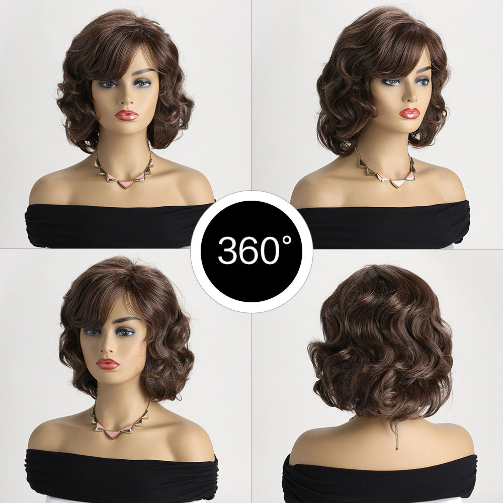 Comfortable New Women's Fashion Synthetic Wigs Wig Short Curly Hair