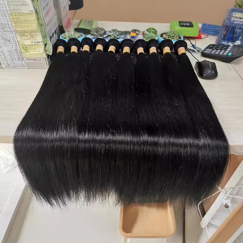 Stylish Classic Cool Casual Strip Human Real Hair Wig