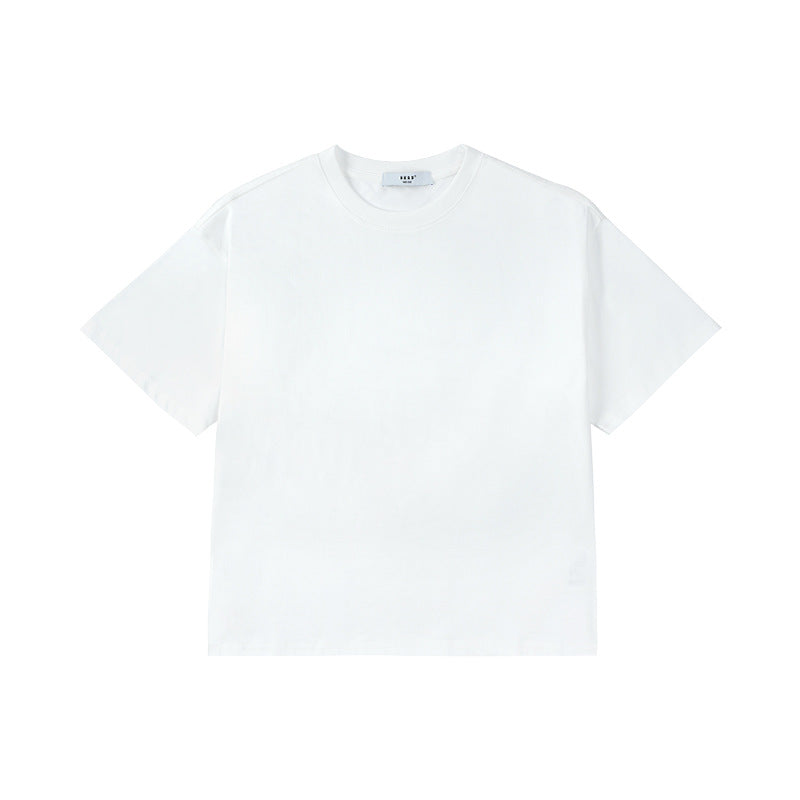 Children's Cool Feeling Boys Solid Color Short-sleeved Medium Big Sun Protection Children's T-shirt