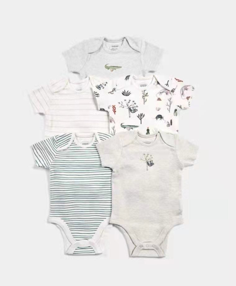 Jumpsuit Unisex Short Sleeve Born Rompers Thin Jumpsuit, Climbing Suit