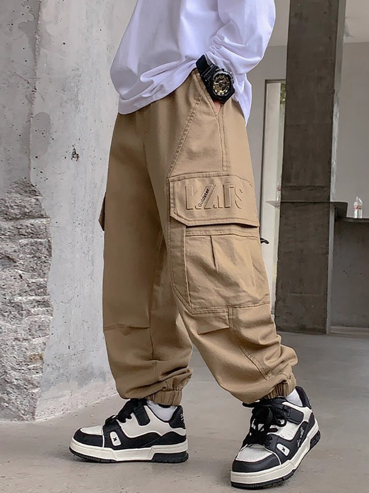 Children's Boys Autumn Clothing Handsome Casual Older Boy Loose Fashion Children's Pants