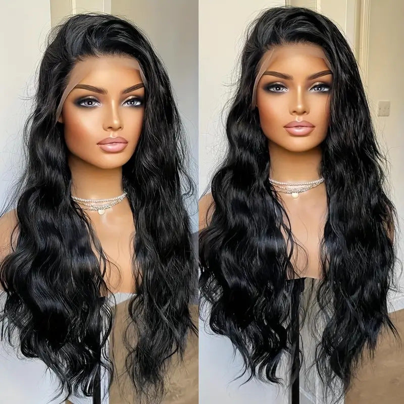 Curly Hair Side Split Front Lace Wig Long Curls
