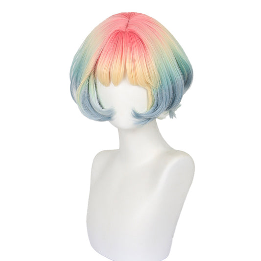 No Time Lost Brown Simulation Scalp Top Inner Buckle Shape Cos Wig