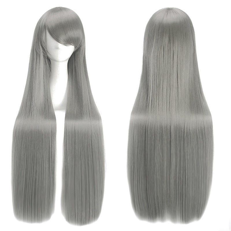 Classic Universal Color Hair Anime Fiber Long Straight Wig