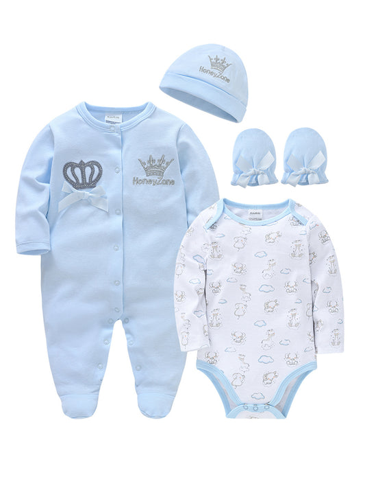 Autumn Infant Long-sleeved Jumpsuit Year-old Clothes Jumpsuit, Climbing Suit