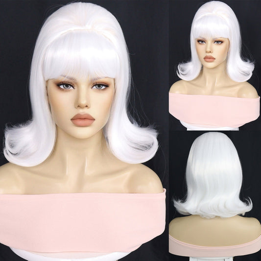 Vintage American Classical Generation Water Ripple Cos Wig