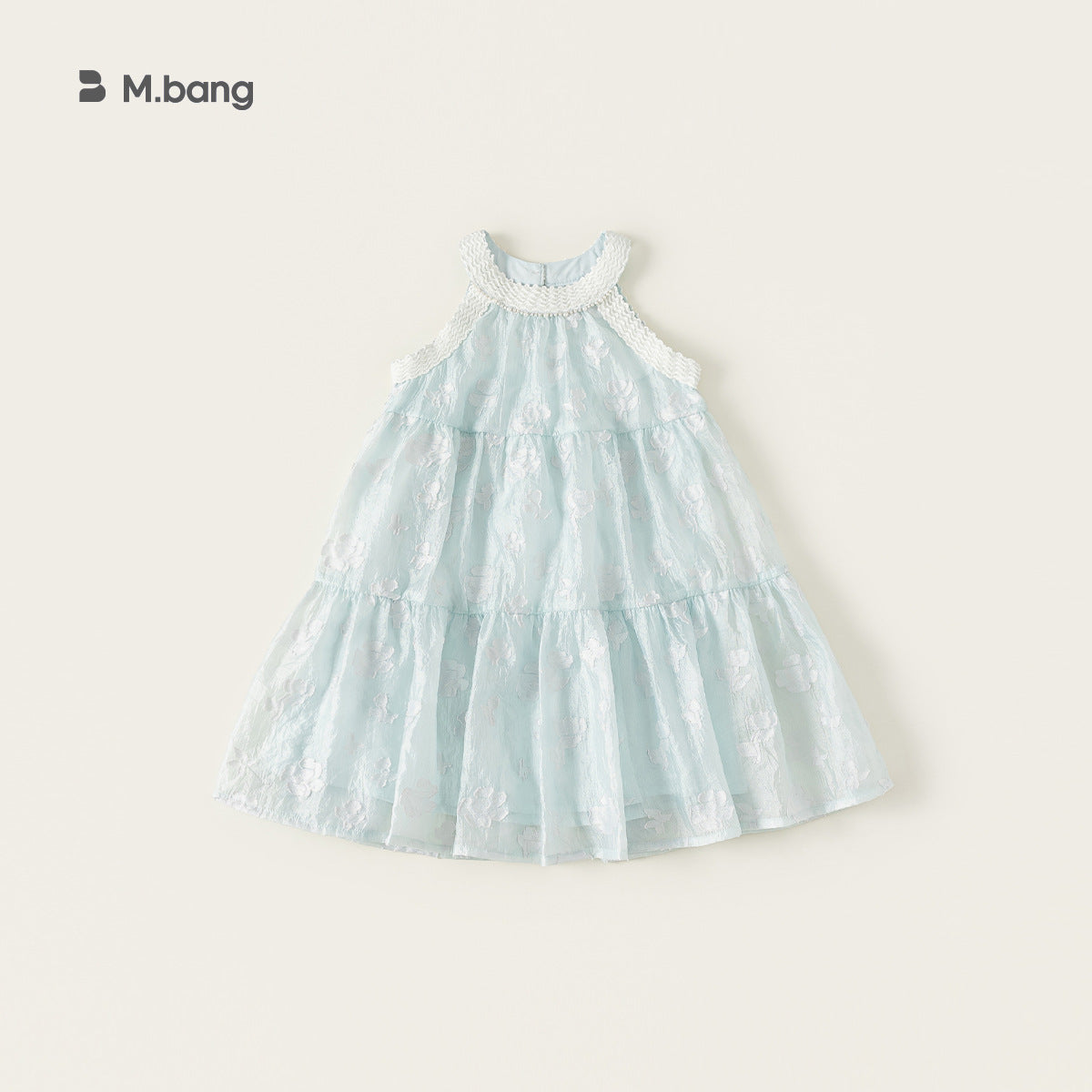 Children's Vacation Style Summer Sleeveless Braces Skirt Children's Dress