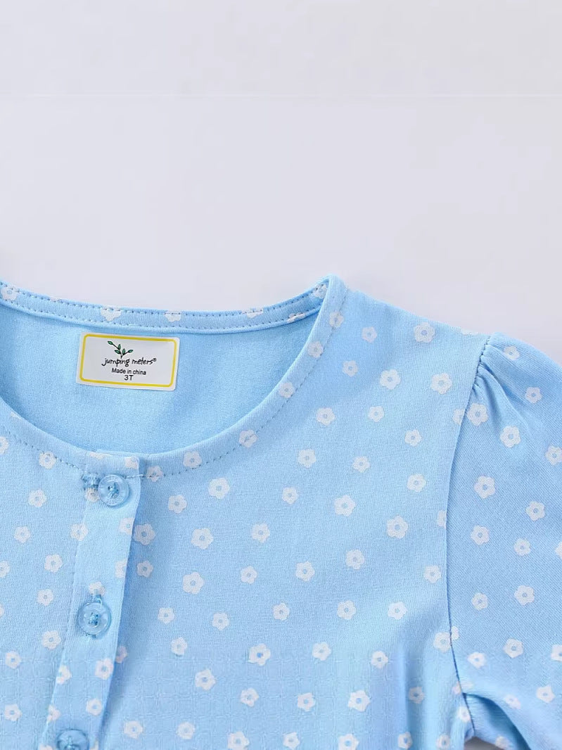 Children's Embroidered Knitted Short Sleeve Princess Clothing Children's Dress