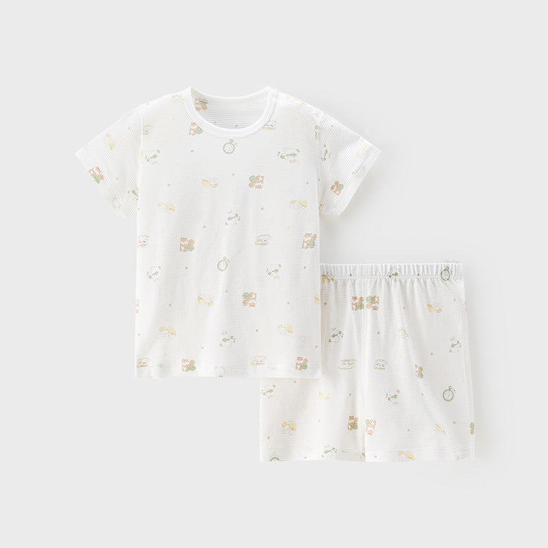Pieces Summer Clothes For Babies Short Sleeve Shorts Two-piece Set Children's Suit