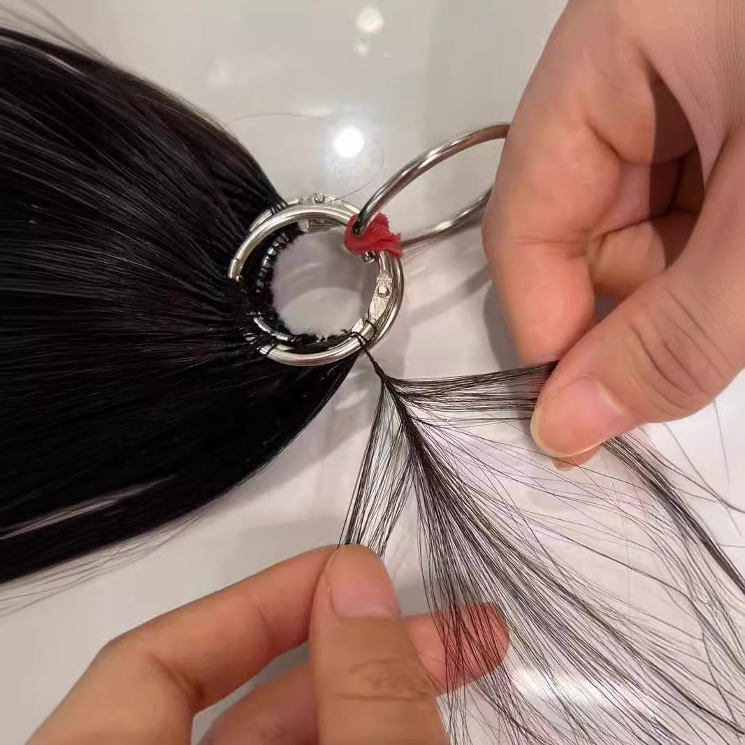 Generations Of Head Feather Hair Extension Real Seamless Female Wig