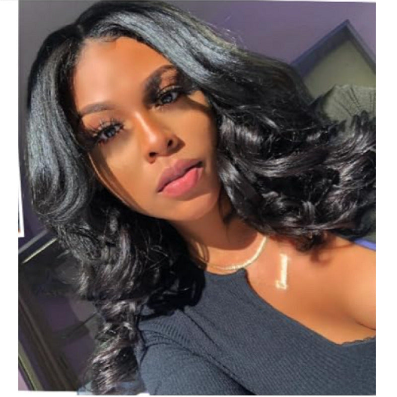 Head Half Waves Roll Set Brazilian Wig Short Curly Hair