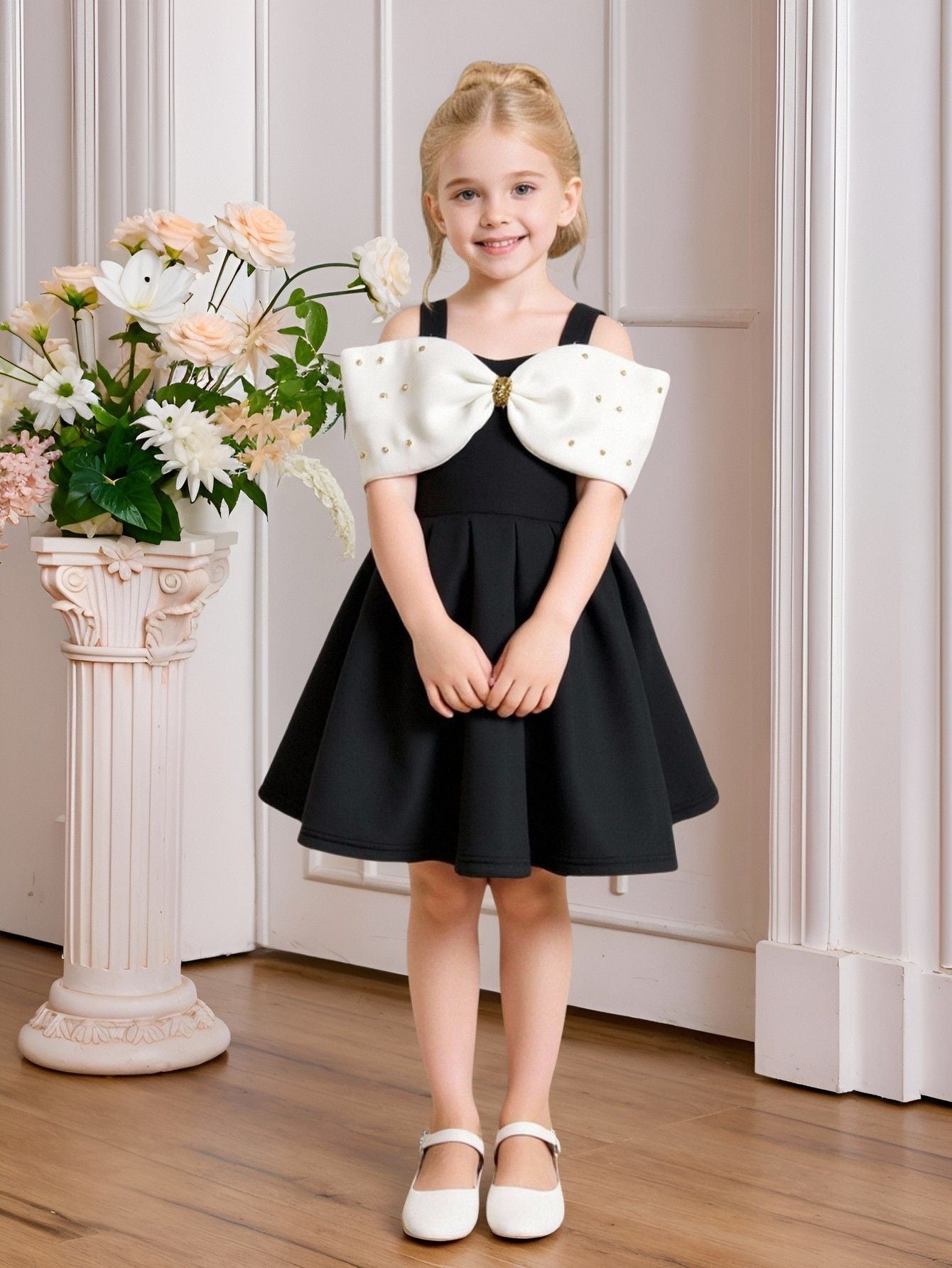 Summer Sweet Temperament Piano Performance Wear Princess Children's Dress