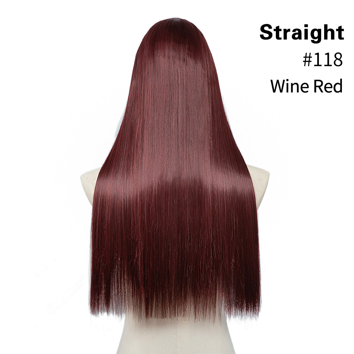 Female Chemical Fiber Simulation U-shaped Half Headgear Seamless Wig