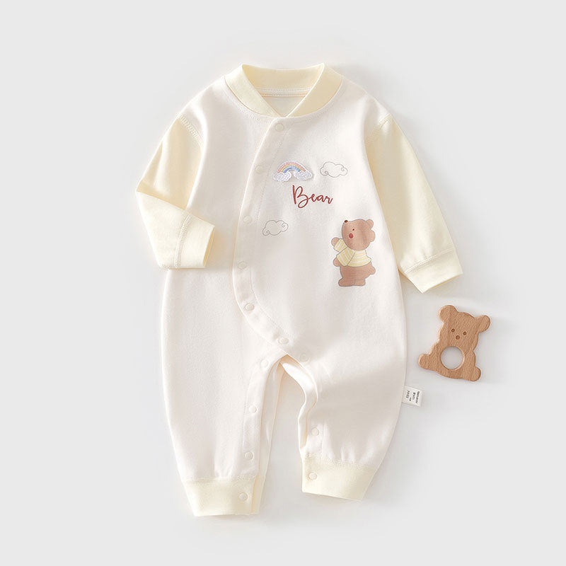 Pure Cotton Jumpsuit Born Rompers Boneless Underwear Pajamas Jumpsuit, Climbing Suit